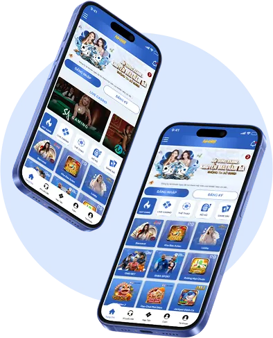Nền tảng an toàn với biểu tượng mã hóa dữ liệu và điện thoại di động chơi game